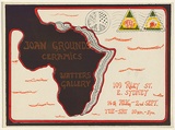 Artist: LITTLE, Colin | Title: Joan Grounds ceramics: Watters Gallery, [Sydney 16 August - 2 September 1972] [1]. | Date: 1972 | Technique: screenprint, printed in colour, from six stencils