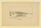 Title: b'Mt Margaret from south west' | Date: c.1895 | Technique: b'lithograph, printed in black ink, from one stone'