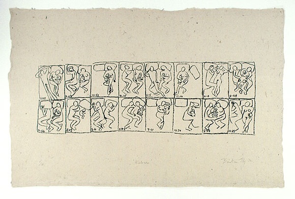 Artist: b'Ely, Bonita.' | Title: b'Histories [C].' | Date: 1992 | Technique: b'lithograph, printed in black ink, from one stone [or plate]'