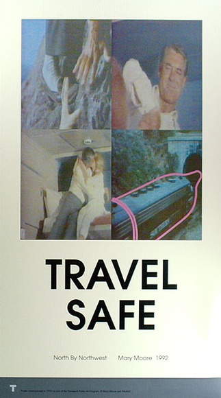 Artist: b'Moore, Mary.' | Title: b'Travel safe' | Date: 1993 | Technique: b'offset-lithograph, printed in colour, from multiple plates' | Copyright: b'\xc2\xa9 Mary Moore'