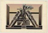 Title: West Melbourne: a structure for Boullée and Ledoux | Date: 1970 | Technique: screenprint, printed in colour, from multiple screens