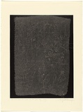 Artist: WALKER, Murray | Title: The dusk veil that falls over the late day play... | Date: 1989 | Technique: monotype, printed in black ink, from one plate