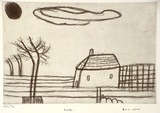 Artist: b'LYNCH, Anne' | Title: b'House' | Date: 2000, February | Technique: b'etching, printed in black ink, from one plate' | Copyright: b'Courtesy of Arts Project Australia'