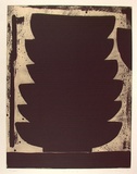 Artist: Placek, Wes. | Title: Plates | Date: 1993 | Technique: etching and chine colle, printed in black ink, from one plate | Copyright: © Wes Placek c/- Wesart, Melbourne
