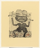 Artist: b'Hay, Bill.' | Title: b'Tuneless serenaders' | Date: 1992, April - May | Technique: b'lithograph, printed in black ink, from one stone; handcoloured'