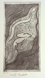 Artist: b'Karadada, Louis.' | Title: b'Not titled #2 [snake and frilled neck lizard].' | Date: 1994, proofed | Technique: b'etching, printed in black ink, with plate-tone, from one plate'