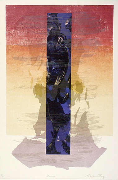 Artist: b'KING, Grahame' | Title: b'Beacon' | Date: 1985 | Technique: b'lithograph, printed in colour, from five stones [or plates]'