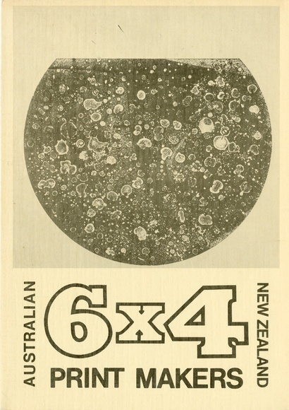 Artist: b'PRINT COUNCIL OF AUSTRALIA' | Title: b'Exhibition catalogue | 6 x 4 print makers, Australian, New Zealand,[touring exhibition]. New Zealand : Waikato Art Museum, 1975' | Date: 1975