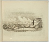 Artist: b'Nixon, F.R.' | Title: b'Hindley Street.' | Date: 1845 | Technique: b'etching, printed in black ink, from one copper plate'