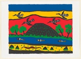 Artist: b'Jirwulurr Johnson, Amy.' | Title: b'Billabong' | Date: c.2001 | Technique: b'screenprint, printed in colour, from six stencils'