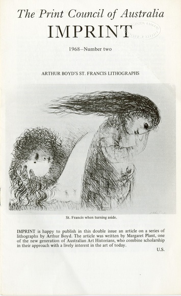 Artist: b'PRINT COUNCIL OF AUSTRALIA' | Title: b'Periodical | Imprint. Melbourne: Print Council of Australia, vol. 03, no. 2,  1968' | Date: 1968