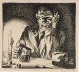 Artist: BUZACOTT, Nutter | Title: The soak. | Date: (1928) | Technique: lithograph, printed in black ink, from one stone [or plate]