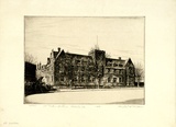 Artist: PLATT, Austin | Title: St Peters College, Adelaide [1]. | Date: 1936 | Technique: etching, printed in black ink, from one plate