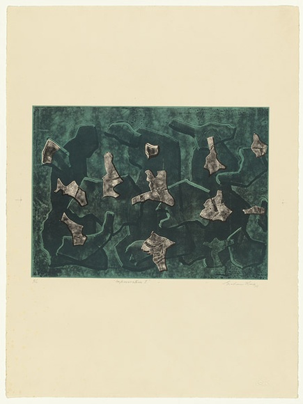 Artist: b'KING, Grahame' | Title: b'Improvisation I' | Date: 1975 | Technique: b'lithograph, printed in colour, from  stones [or plates]'