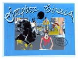 Artist: b'Porter, Carol.' | Title: b'Soapbox Circus ... wipe yourself out!!' | Date: 1978 | Technique: b'screenprint, printed in colour, from four stencils'
