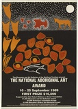 Artist: Foley, Fiona. | Title: The National Aboriginal art award | Date: 1989 | Technique: screenprint, printed in colour, from multiple stencils | Copyright: © Fiona Foley