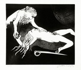 Artist: b'BOYD, Arthur' | Title: b'Just as Menalaus, they say...'. | Date: 1970 | Technique: b'etching and aquatint, printed in black ink, from one plate'