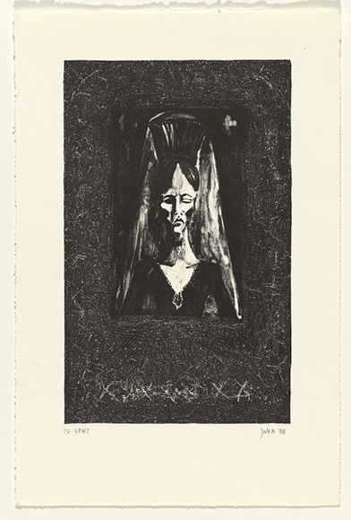 Artist: b'Harman, Julia.' | Title: b'not titled [IV]' | Date: 1988 | Technique: b'lithograph, printed in black ink, from one stone' | Copyright: b'\xc2\xa9 Julia Harman'