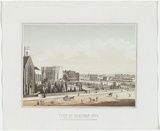 Artist: b'Gritten, Henry.' | Title: b'View on Eastern hill.' | Date: 1863-64 | Technique: b'lithograph, printed in colour, from two stones'