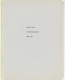 Artist: JACKS, Robert | Title: An unfinished work 1966-1971. | Date: 1966-71