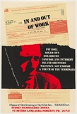Artist: EARTHWORKS POSTER COLLECTIVE | Title: In and out of work...Sydney Filmmakers Cinema. | Date: 1979 | Technique: screenprint, printed in colour, from four stencils | Copyright: © Raymond John Young