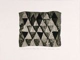 Artist: WHITE, Robin | Title: Looking back from Martin Place to Matata. | Date: 1992 | Technique: photo etching and aquatint, printed in brown ink, from one  plate