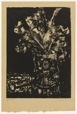 Artist: b'SELLBACH, Udo' | Title: b'Crystal vase' | Date: 1952 | Technique: b'lithograph, printed in black ink, from one stone [or plate]'