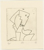 Artist: SELLBACH, Udo | Title: not titled | Date: 1960-80 | Technique: etching