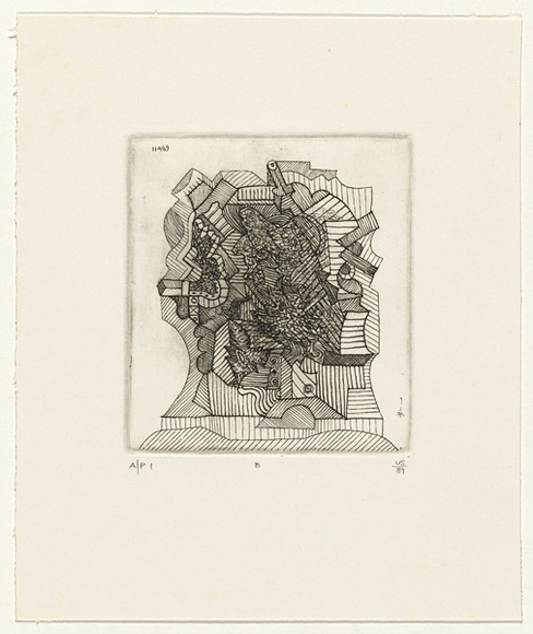 Artist: b'SELLBACH, Udo' | Title: b'not titled' | Date: 1960-80 | Technique: b'etching'