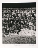 Artist: b'Hadley, Basil.' | Title: b'Fremantle wall II' | Date: 1975 | Technique: b'etching and aquatint, printed in black ink, from one plate'