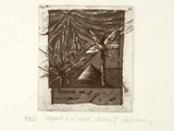 Artist: b'Cummins, Cathy.' | Title: bFragment of a dream's journey II | Date: 1983 | Technique: b'etching and aquatint, printed in black ink, from one plate'