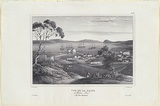 Title: b'Vue de la rade de Hobart-town. Ile Van-Diemen. (The harbour, Hobart Town)' | Date: 1833 | Technique: b'lithograph, printed in black ink, from one stone'