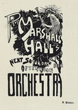 Artist: Moffitt, Ernest. | Title: Prof Marshall Halls orchestra. | Date: 1899 | Technique: reproduction of line drawing, printed in black ink, from one block | Copyright: Courtesy of the National Library of Australia