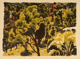 Artist: b'Hawkins, Weaver.' | Title: b'Bayview Landscape I' | Date: 1948 | Technique: b'monotype, printed in colour, from one plate' | Copyright: b'The Estate of H.F Weaver Hawkins'