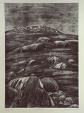 Artist: b'Duxbury, Lesley.' | Title: b'Lancefield I' | Date: 1989 | Technique: b'softground etching and aquatint, printed in black ink, from one plate'