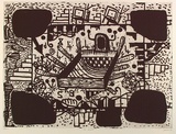 Artist: SANSOM, Gareth | Title: The bunker | Date: 1994, January - March | Technique: aquatint, printed in black ink, from one plate