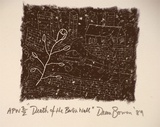 Artist: b'Bowen, Dean.' | Title: b'Death of the Berlin Wall' | Date: 1989 | Technique: b'lithograph, printed in black ink, from one stone'