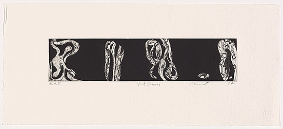 Artist: b'Peart, John.' | Title: b'Void games' | Date: 2004 | Technique: b'etching, sugar-lift, aquatint and open-bite, printed in black ink, from one plate'