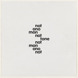 Artist: b'SELENITSCH, Alex' | Title: b'Monotone.' | Date: 1970