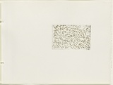 Artist: JACKS, Robert | Title: not titled [abstract linear composition]. [leaf 14 : recto] | Date: 1978 | Technique: etching, printed in black ink, from one plate