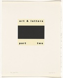 Artist: Burgess, Peter. | Title: title page. | Date: 2001 | Technique: computer generated inkjet prints, printed in colour, from digital file