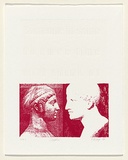 Artist: b'Mayo, Rebecca.' | Title: b'Sappho' | Date: 1999, October | Technique: b'screenprint and embossing, printed in colour, from one stencil and one plate'