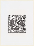 Artist: WILFRED, Rex | Title: Three turtles | Date: c.2001 | Technique: linocut, printed in black ink, from one block