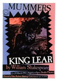 Artist: b'ARNOLD, Raymond' | Title: b'Mummers: King Lear by William Shakespeare.' | Date: 1987 | Technique: b'screenprint, printed in colour, from three stencils'