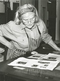 Artist: b'Heath, Gregory.' | Title: b'Portrait of Anne Owen, Australian printmaker, 1991' | Date: 1991