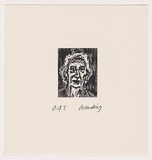 Artist: b'Harding, Nicholas.' | Title: b'Untitled (Margaret Whitlam).' | Date: 2002 | Technique: b'open-bite and aquatint, printed in black ink, from one plate'