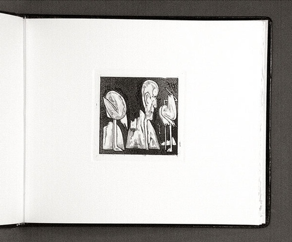 Artist: b'Gurvich, Rafael.' | Title: b'Seven day week: the sixth day. [leaf 17: recto].' | Date: (1977) | Technique: b'etching, printed in black ink, from one plate' | Copyright: b'\xc2\xa9 Rafael Gurvich'