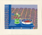 Artist: b'Irvine, Greg.' | Title: b'Le champ de lavande.' | Date: 1990 | Technique: b'screenprint, printed in colour, from 16 stencils'