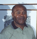 Artist: b'Butler, Roger' | Title: b'Portrait of Martin Morububun, Papua New Guinean printmaker and painter' | Date: 2006