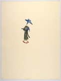 Artist: b'Morrissey, Gerard.' | Title: b'Take it' | Date: 1992, June | Technique: b'woodcut, printed in colour, from five blocks'